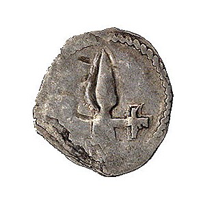 Witold, moneta wybita po roku 1401, Aw: Grot i krzyżyk,...