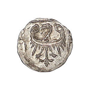 Konrad VIII około 1416- 1444/7, halerz, Aw: Ptak w lewo...
