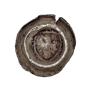 brakteat; Orzeł w tarczy, Waschinski 111, 14 mm, 0.13 g...