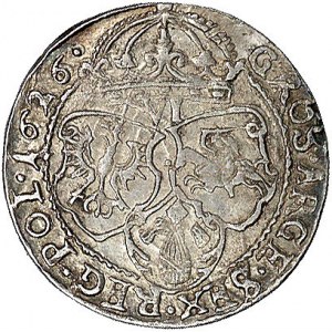 szóstak 1626, Kraków, Kurp. 1467 R, Gum. 1167, typ mone...
