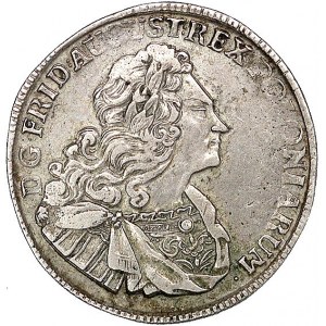 2/3 talara (gulden) 1722, Drezno, odmiana z datą 17ZZ, ...