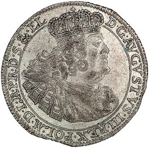 ort 1760, Gdańsk, Kam. 976 R2, Merseb. 1798, moneta z k...