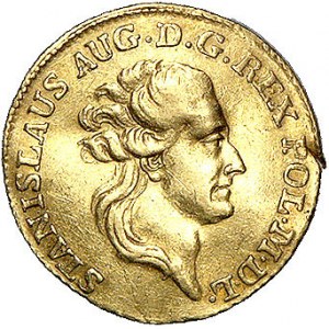 dukat 1784, Warszawa, Plage 444, Fr. 104, złoto 3.46 g,...