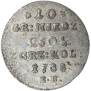 10 groszy miedzianych 1788, Warszawa, Plage 233