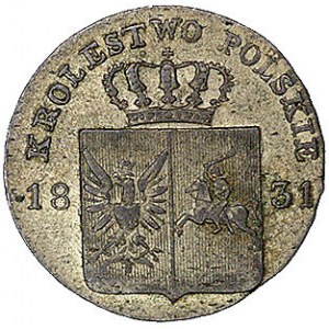 10 groszy 1831, Warszawa, odmiana łapy orła proste i br...