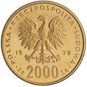 2000 złotych 1979, Warszawa, Mieszko I, Parchimowicz 34...