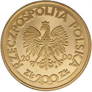 200 złotych 2000, Warszawa, 20-lecie NSZZ \Solidarność,...
