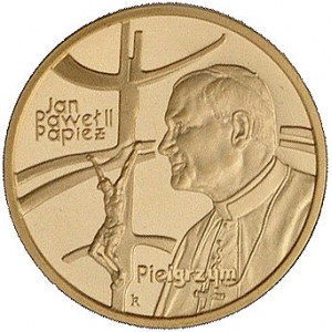 100 złotych 1999, Warszawa, Jan Paweł II-Pielgrzym, Par...