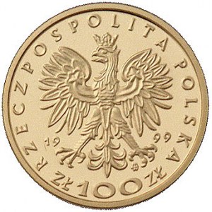 100 złotych 1999, Warszawa, Zygmunt II August, Parchimo...