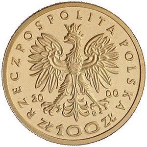 100 złotych 2000, Warszawa, Jadwiga, Parchimowicz 824, ...