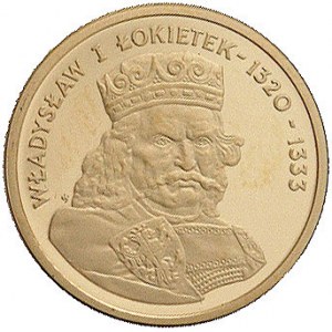 100 złotych 2001, Warszawa, Władysław Łokietek, złoto, ...