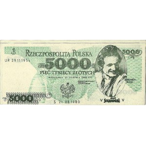 100 złotych 31.08.1983, Narodowy bank Polski z portrete...