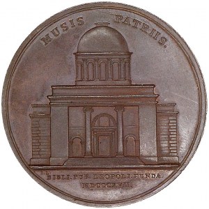 Józef Ossoliński- medal autorstwa J. Langa wybity w 181...