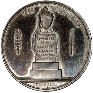 medal autorstwa Rouveta wybity nakładem Komitetu Polski...