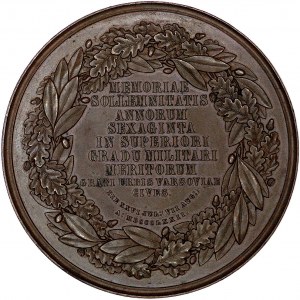medal autorstwa J. Minheymera wybity z okazji 60 lat sł...