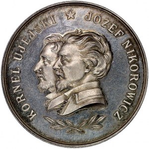 Kornel Ujejski i  Józef Nikorowicz- medal wybity z okaz...