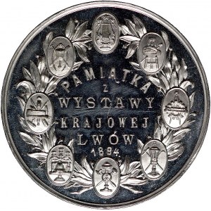 Wystawa Krajowa we Lwowie- medal autorstwa A. Schindler...