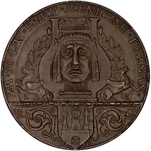 Roman Żelazowski- medal projektu J. Wysockiego 1924 r.,...