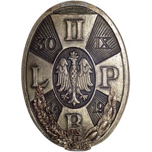 owalna odznaka na nakrętkę II Brygady Legionów Polskich...