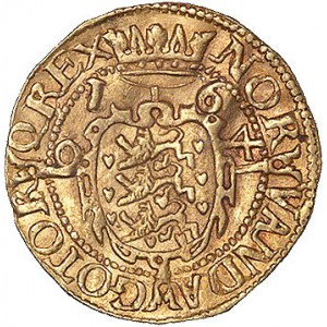 Krystian IV 1588-1648, dukat 1604, Hede 15, Fr. -, złot...