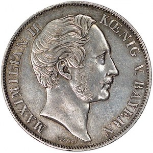 Maksymilian II 1848-1864, 2 guldeny 1853, Monachium, Th...