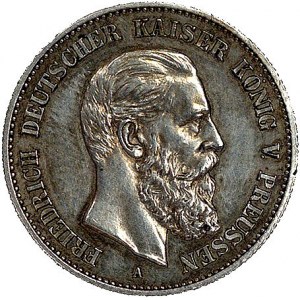 Fryderyk III 1888, 2 marki 1888, Berlin, J. 98