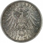 Wilhelm II 1888-1918, zestaw 5 marek 1913 i 3 marki 191...