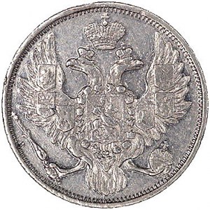 3 ruble 1844, Petersburg, Uzdenikow 409, Fr. 143, platy...