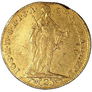 dwudukat 1781, Krzemnica, Herinek 16, Fr. 77, złoto, 6....