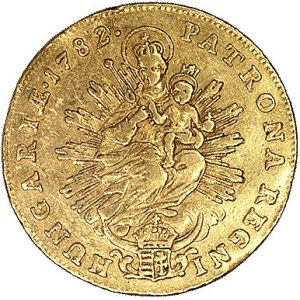 dwudukat 1782, Krzemnica, Herinek 17, Fr. 77, złoto, 6....