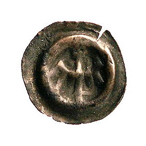 brakteat XV w., Orzeł, Fbg 483 0.22 g, patyna