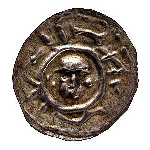 Śląsk, Henryk I lub II 1201-1241, brakteat typu ratajsk...