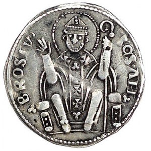 Mediolan -pierwsza republika 1250-1310, grosz (ambrosin...
