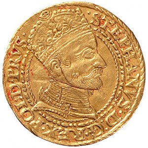 dukat 1582, Gdańsk, H-Cz. 691 R3, Fr. 3, T. 60, złoto 3...