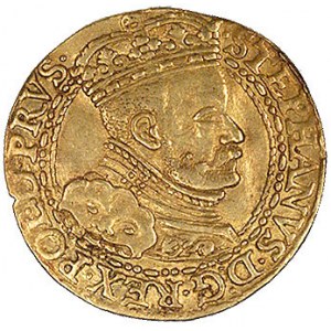 dukat 1586, Gdańsk, H-Cz. 770 R1, Fr. 3, złoto, 3.40 g,...