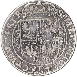 ort 1621, Bydgoszcz, odmiana z 16 pod popiersiem króla,...