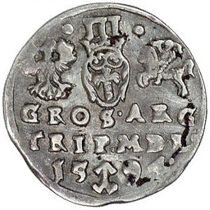 trojak 1594, Wilno, odmiana z kropkami po bokach III, K...