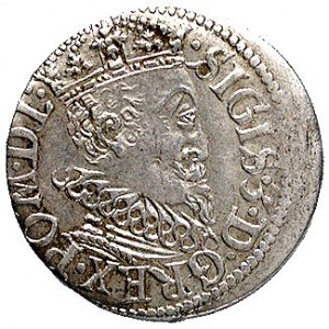 trojak 1619, Ryga, odmiana z małą głową króla, Kurp. 25...