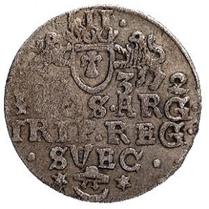 trojak 1632, Elbląg, okupacja szwedzka - emisja koronna...
