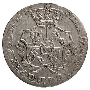 2 grosze srebrne 1767, Warszawa, Plage 246, justowane