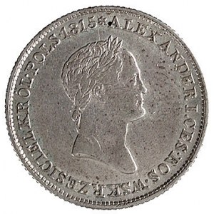 1 złoty 1832, Warszawa, odmiana z mniejszym popiersiem ...