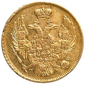 3 ruble = 20 złotych 1838/4, Petersburg, przebitka daty...