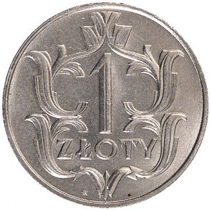 1 złoty 1929, Warszawa, Parchimowicz 108, moneta niespo...