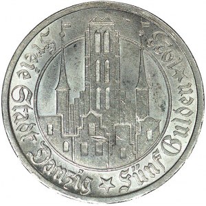 5 guldenów 1923, Utrecht, Kościół Marii Panny, Parchimo...