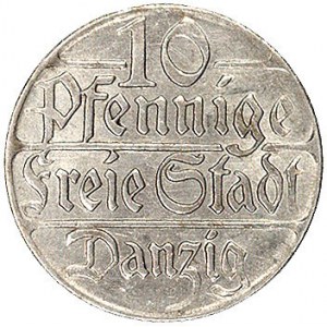 zestaw monet: 10 fenigów 1923, 5 fenigów 1923 i 1928, B...