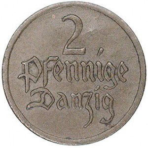 zestaw monet: 2 fenigi 1923, 1926 i 1937, Berlin, Parch...