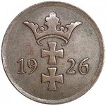 zestaw monet: 2 fenigi 1923, 1926 i 1937, Berlin, Parch...
