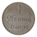 zestaw monet: 1 fenig 1926 , 1929 i 1930, Berlin, Parch...