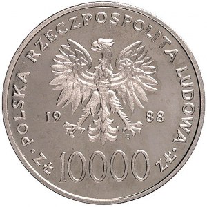 10.000 złotych 1988, Jan Paweł II - X LAT PONTYFIKATU, ...