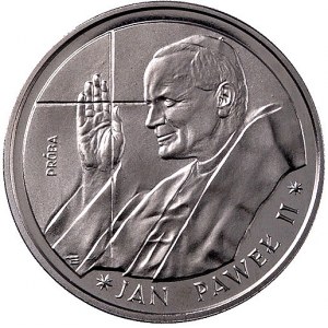 10.000 złotych 1988, Jan Paweł II. na rewersie wypukły ...